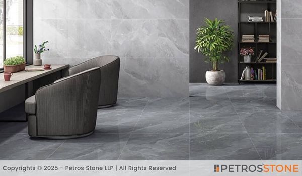 Bardiglio Marble Living Room