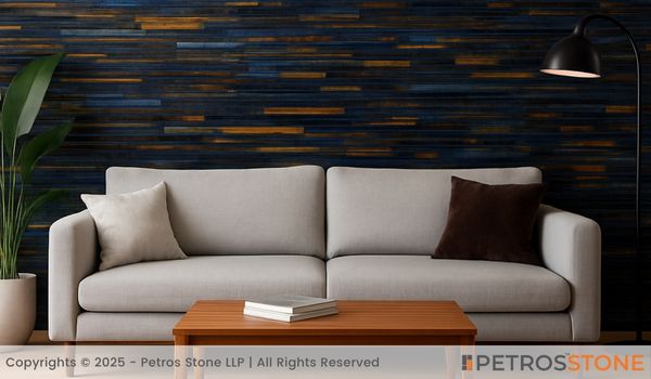 Blue Tiger Eye Marble Wall Cladding