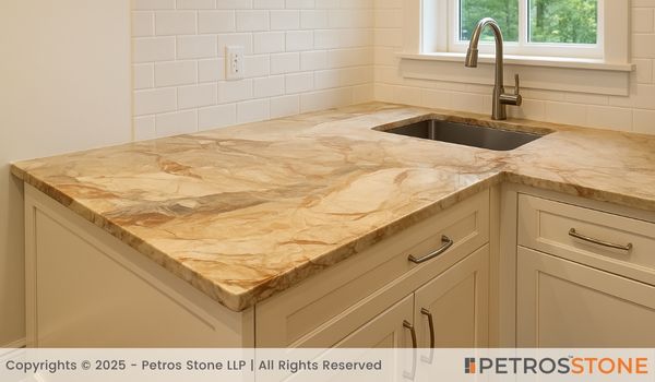 Breccia Aurora Imperial Marble Countertop