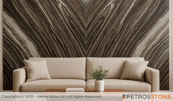 Brown Panda Marble Wall Cladding