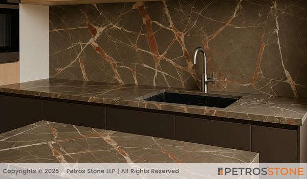 Grey Chigan Marble Countertop