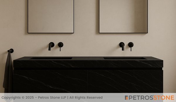 Indian Black Marble Vanity Top