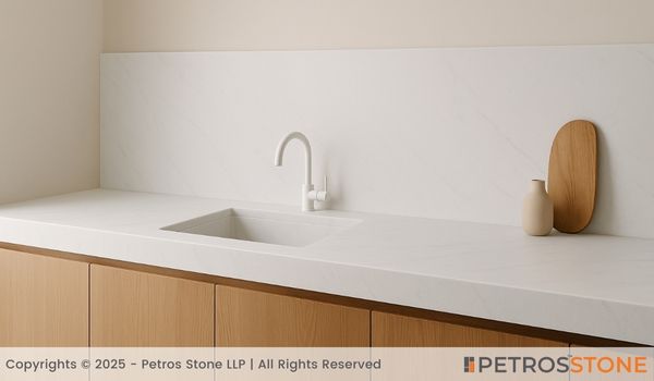 Makrana Pure White Marble Countertop