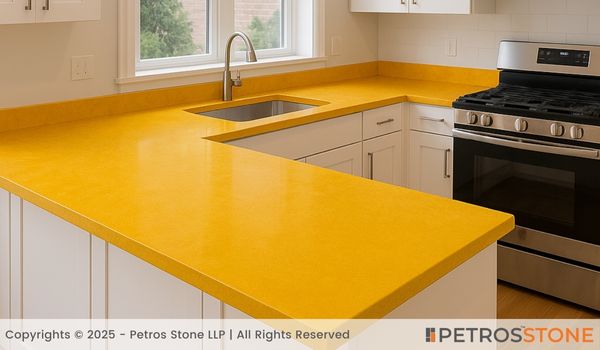 Petros Gold Marble Countertop