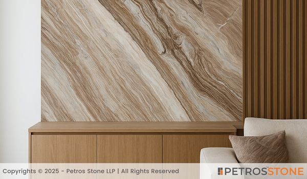 Toronto Brown Marble Wall Cladding