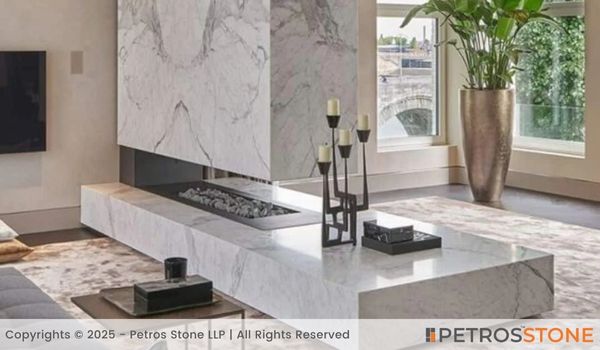 Venatino White Marble Wall Cladding