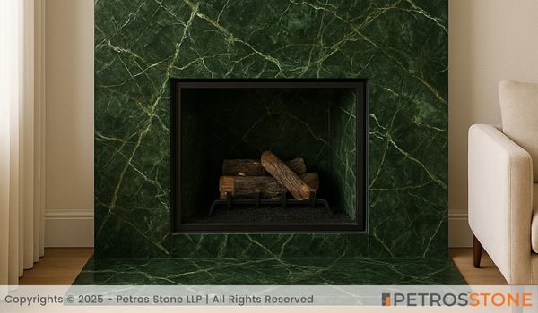 Volvo Green Marble Fire Surround