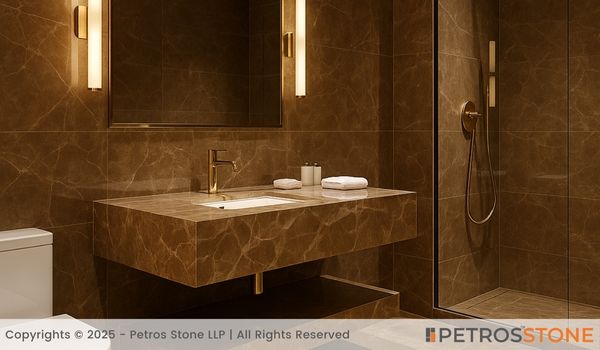 Amarone Marble Bathroom