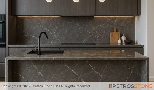Armani Grey Marble Countertop