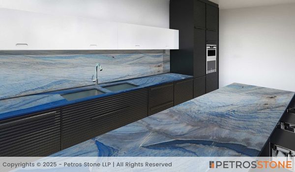 Azul Macaubas Marble Countertop