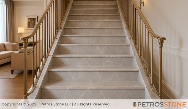Bulgari Grey Marble Stairs