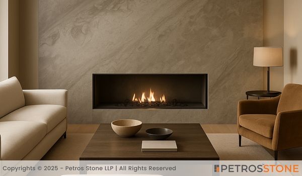 Exposed Concrete Marble Wall Cladding