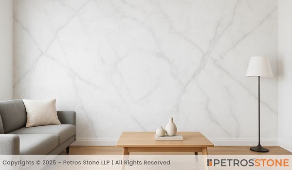Lumina White Marble Wall Cladding