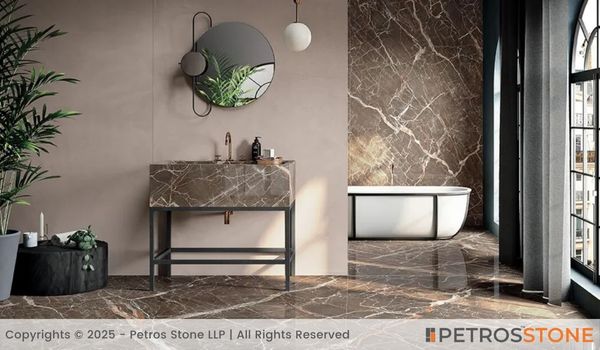Ombra Di Caravaggio Marble Bathroom