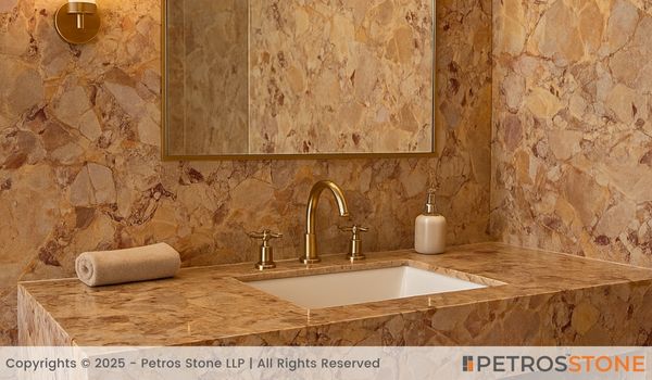 Sarrancolin Marble Bathroom