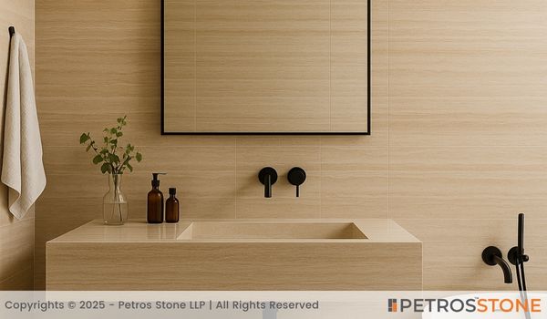 Serpeggiante Marble Bathroom