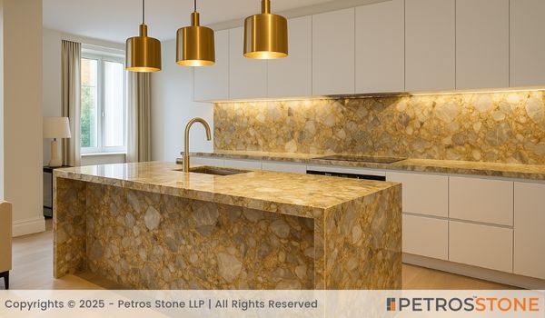Versace Gold Marble Countertop