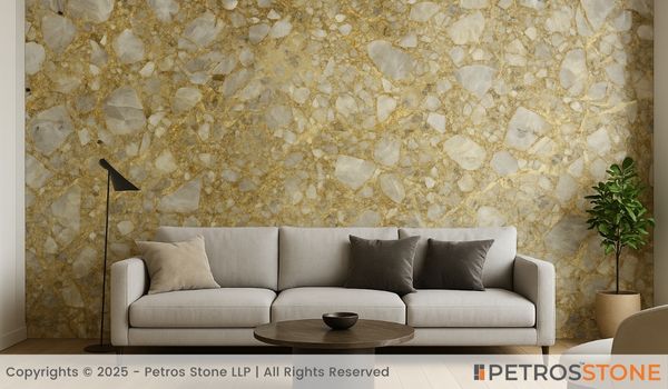 Versace Gold Marble Wall Cladding