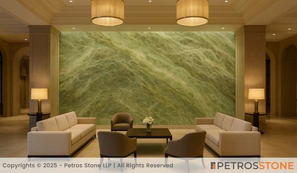 Himalayan Green Marble Hotel Lobby Interior