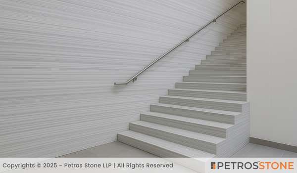 Indian Marmara Marble Staircase