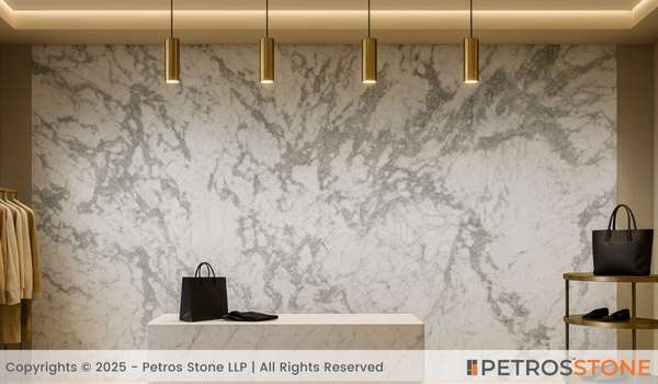 Indian Statuario Marble Premium Retail Interior
