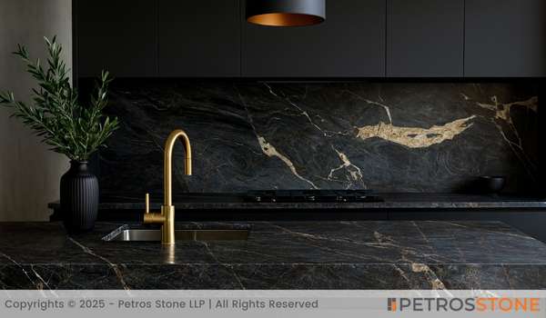 William Grey Marble Kitchen Countertop