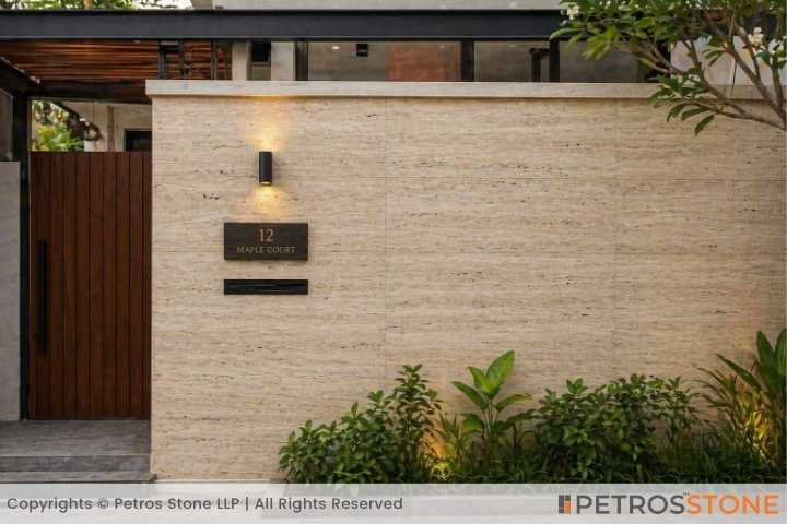 Beige Travertine Wall Cladding