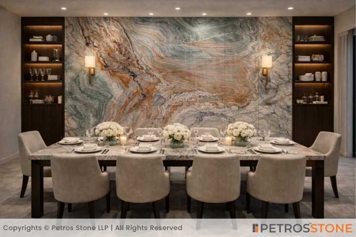 Bramante Maestro Quartzite Dining Area
