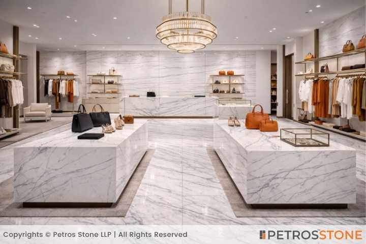 Calacatta Aurelia Marble Retail Store