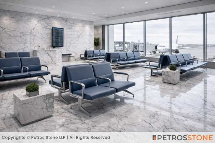 Calacatta Monet Marble Airport