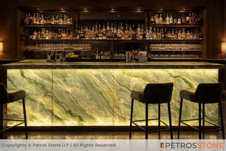 Himalayan Onyx Marble Bar Counter
