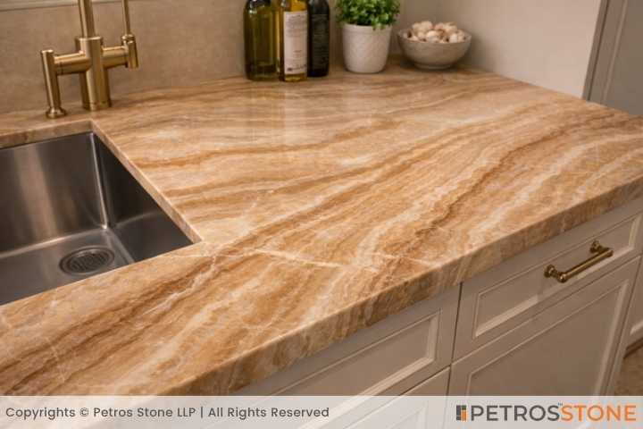 Morchana Brown Onyx Marble Countertop