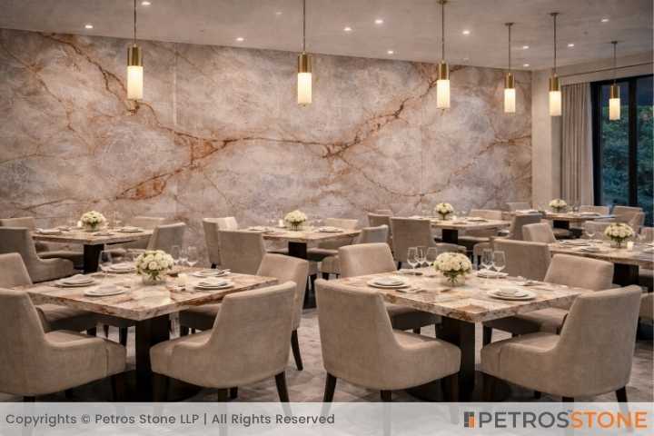 Rose Crystallo Marble Restaurant