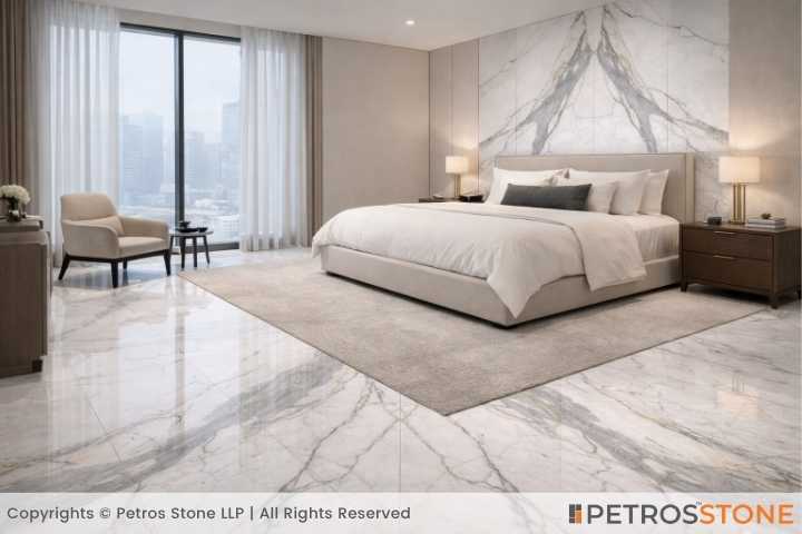 Statuario Marble Bedroom
