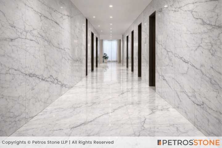 Statuario Venatino Marble Corridor