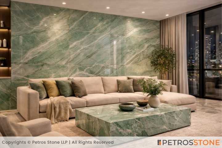 Verde Gaya Quartzite Staircase