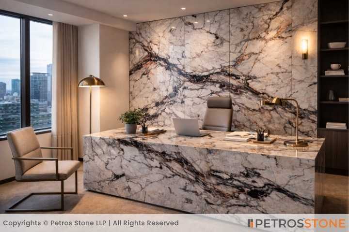 Breccia Capraia Marble Office