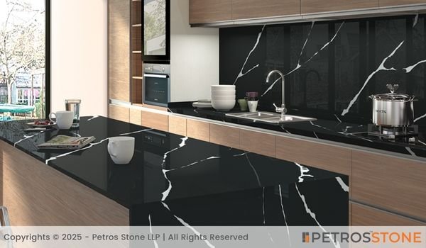 Black Marquina Marble Countertop