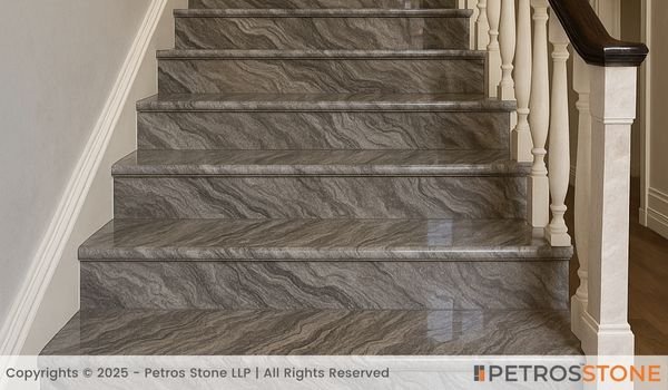 Baltic Sea Wave Marble Stairs