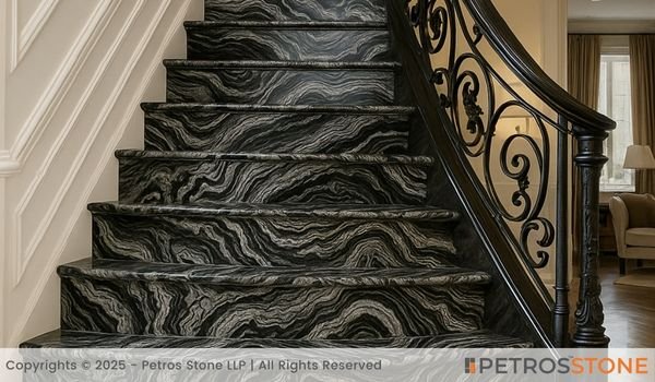 Black Forest Marble Stairs
