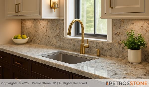 Versace Grey Marble Countertop
