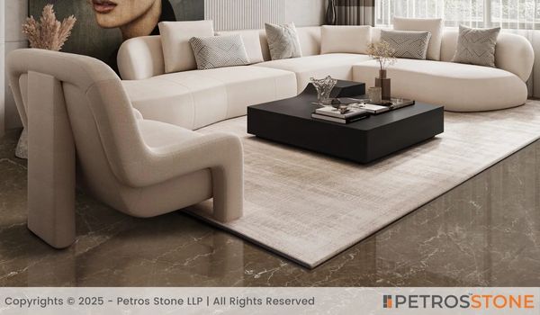 Armani Brown Marble Flooring