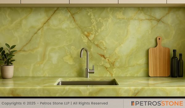 Onyx Green Marble Countertop