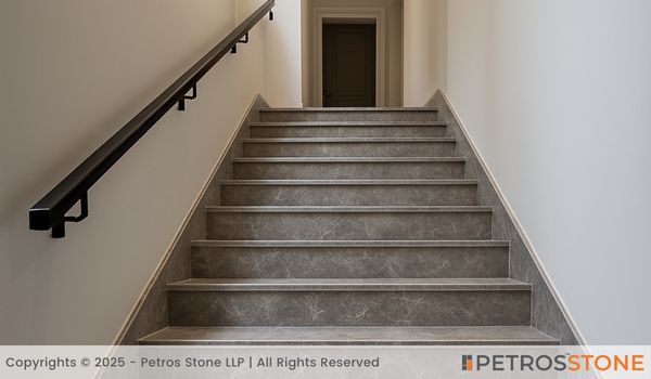 Bossy Grey Marble Stairs